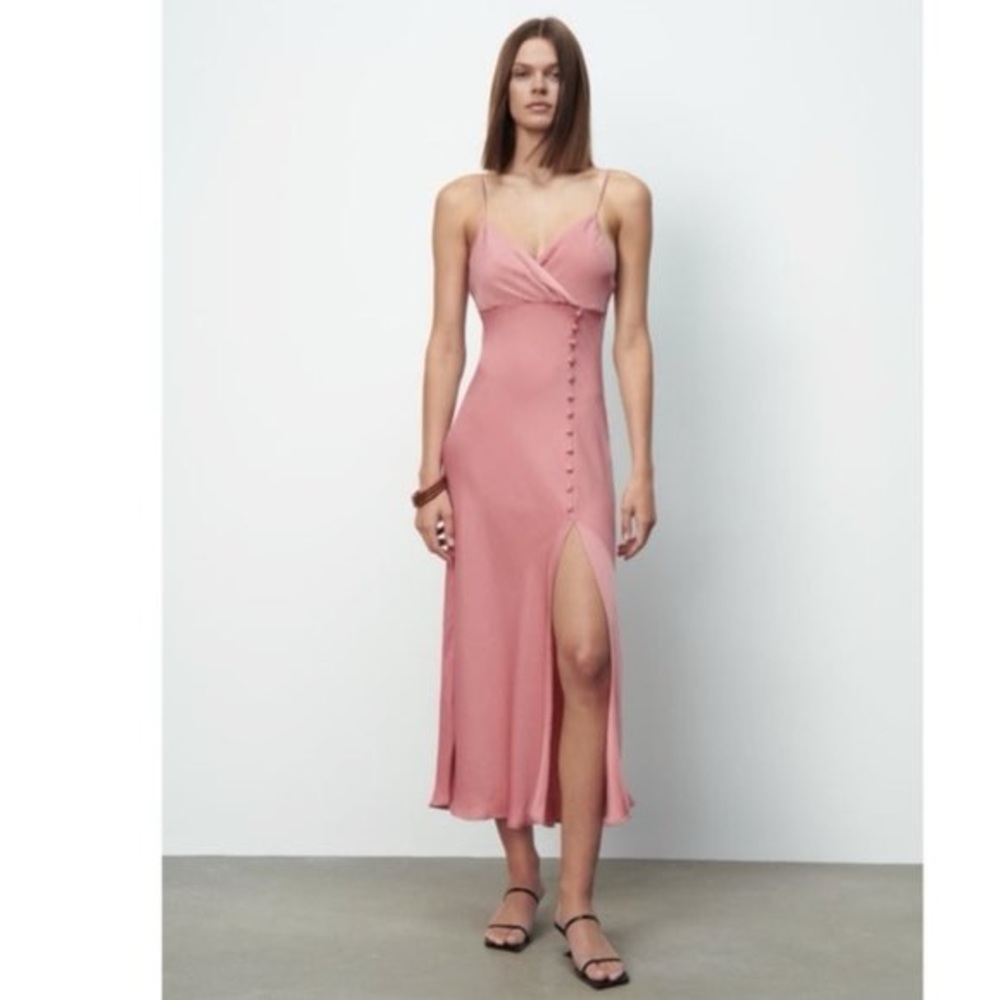 Zara Pink Midi Dress